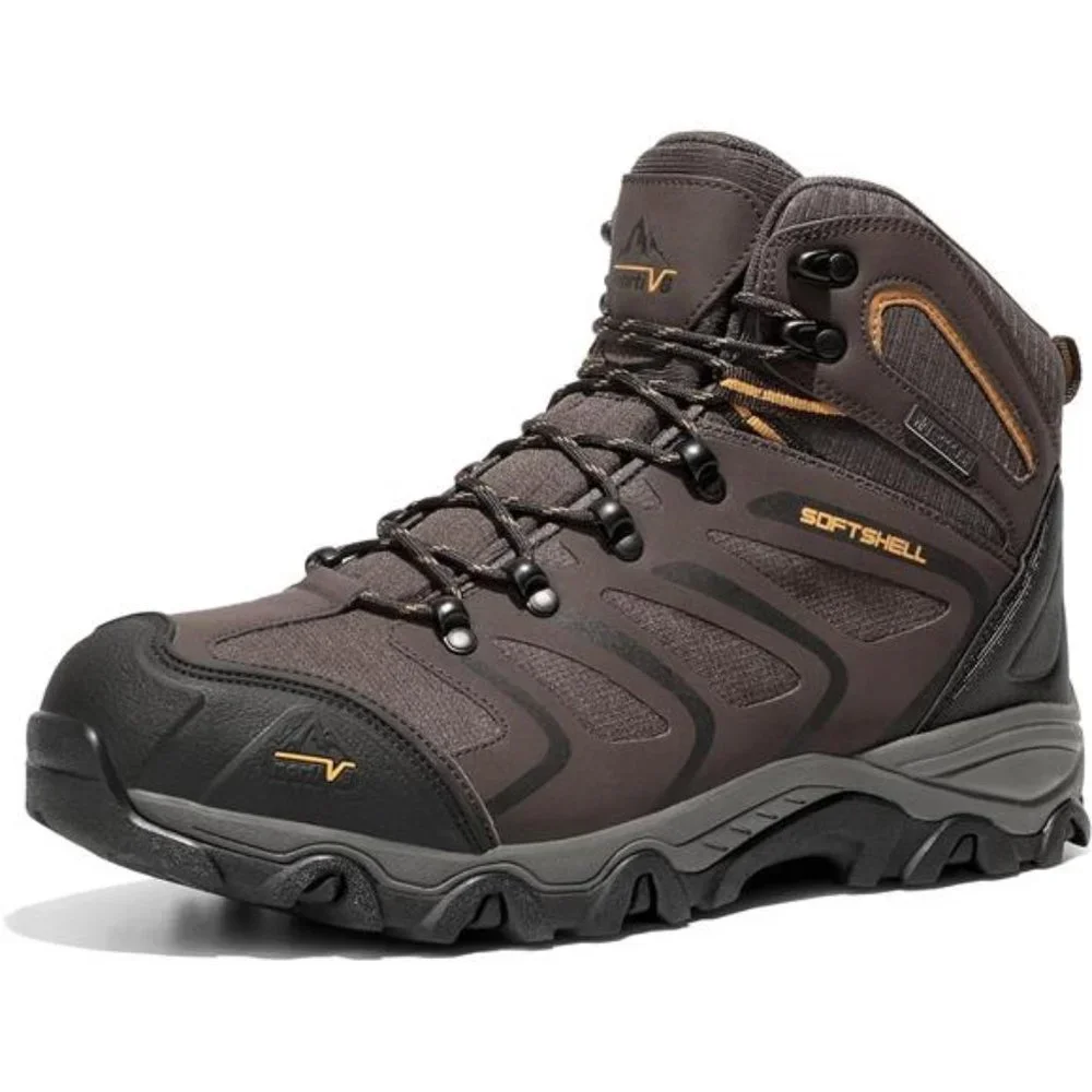 Men's Ankle High Waterproof Hiking Boots Outdoor Lightweight Shoes